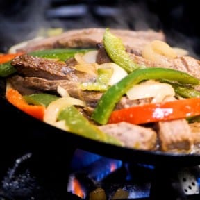Fajitas de Carne (Steak).