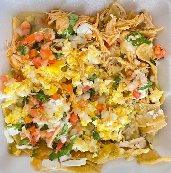 Chilaquiles & Eggs.